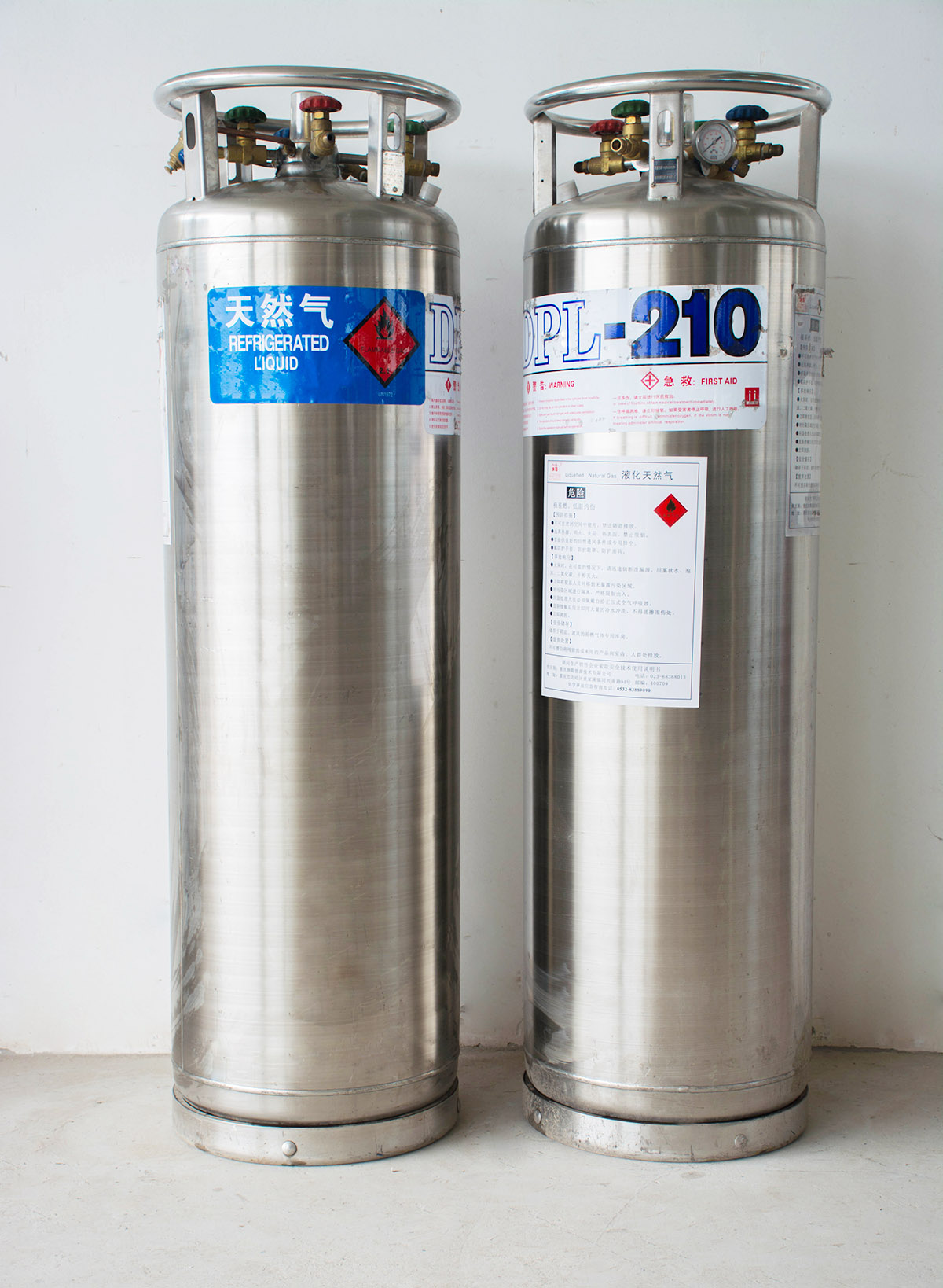 杜瓦罐装210L液体天然气